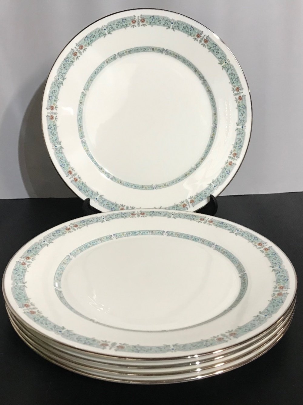 VTG Oxford (Lenox) Lady Love Bone China 29 pc Set: Cups, Saucers, Plates, Bowls